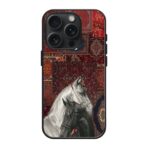 Persian Horse Rug Glass Name Case