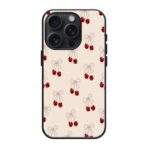 Cherry Pattern Glass Case
