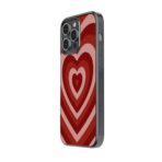 Retro Heart Wave Glass Case - Image 2