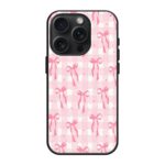Pink Ribbon Pattern Clear Case