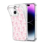 Pink Ribbon Pattern Clear Case - Image 2