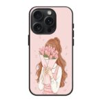 Soft Bloom Girl Art Silicone Case